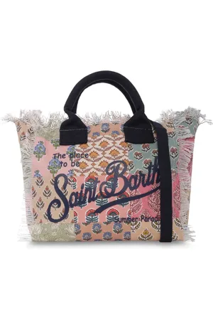 MC2 SAINT BARTH Strandtasche mit Logo-Print