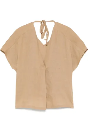 Kaos Bluse aus Leinen