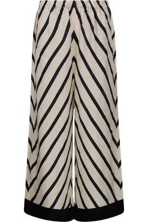 By Malene Birger Gestreifte Wide-Leg-Hose