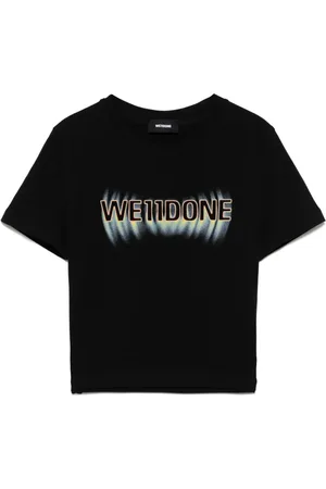 We11 Done Cropped-T-Shirt mit Logo