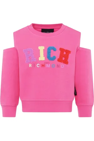John Richmond Sweatshirt mit Logo-Stickerei