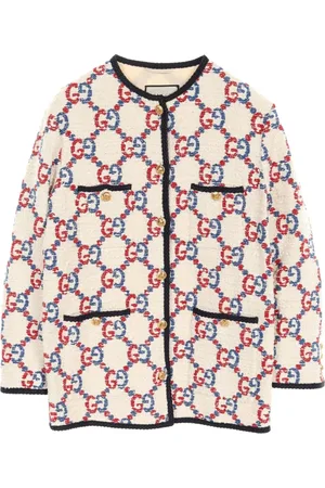 Gucci 2010s GG Tweed-Jacke