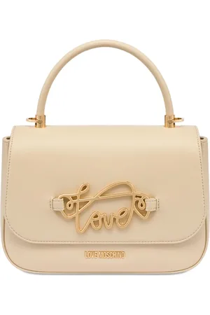 Moschino Schultertasche mit Logo-Schild