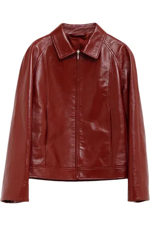 Gucci Lederjacke mit elastischem Rücken