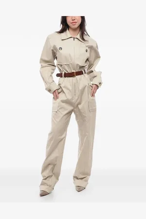 Saint Laurent Twill-Jumpsuit aus Baumwolle