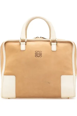Loewe 2000-2024 Amazona Handtasche aus Wildleder 32cm