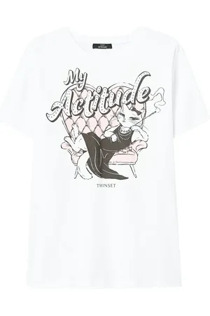 Twin-Set T-Shirt mit grafischem Print