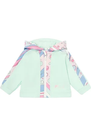 PUCCI Junior Hoodie mit Fontane-Print