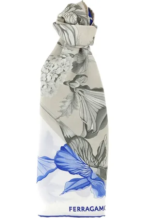 Salvatore Ferragamo Seidenschal mit Hortensien-Print