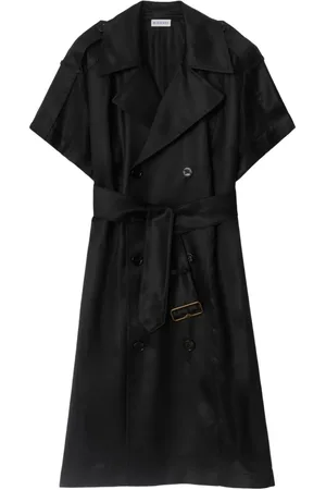 Burberry Kurzärmeliges Kleid im Trench-Look