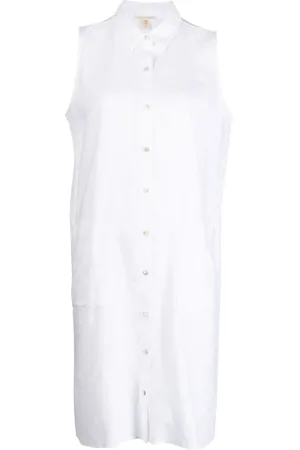 Eileen Fisher Ärmelloses Hemdkleid aus Leinen