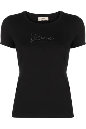 HERNO T-Shirt mit Nieten