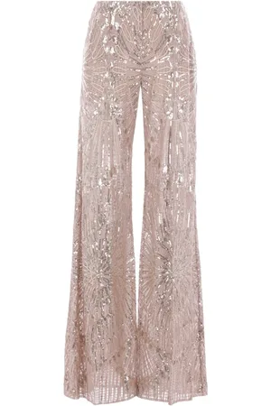 Elie saab Bestickte Schlaghose