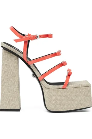 VERSACE Gianni Ribbon Plateau-Sandalen 150mm