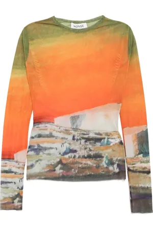 MONSE Oberteil mit grafischem Print