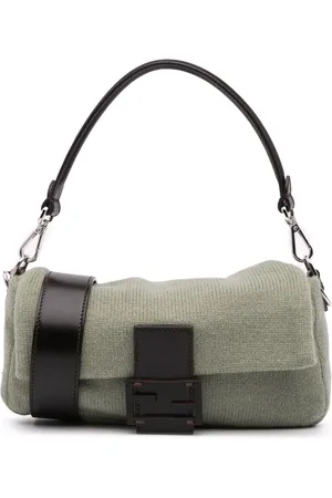 Fendi 2000-2010 Cashmere Baguette satchel