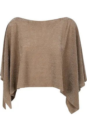D.EXTERIOR Drapiertes Oberteil aus Lurex