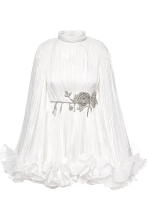 Ana Radu Cape-Minikleid mit Falten