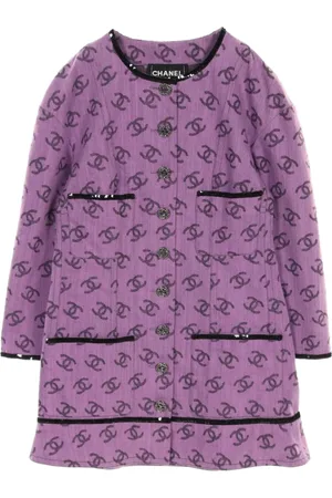 CHANEL 1986-1988 Jacke mit CC-Muster
