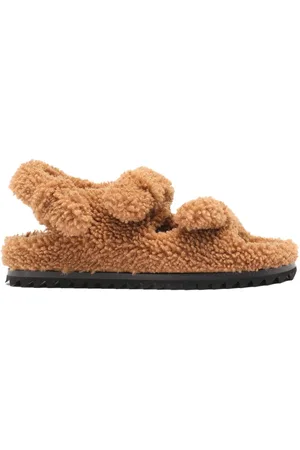 Officine creative Shearling-Sandalen