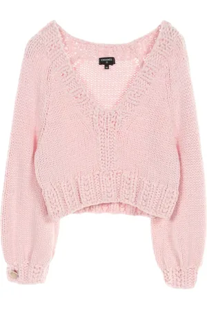 CHANEL 1986-1988 Cropped-Pullover
