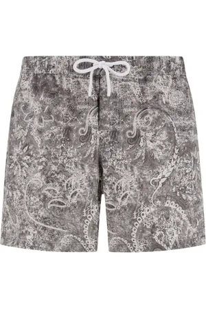 Boggi Milano Badeshorts mit Paisley-Print
