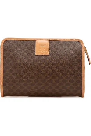 Céline 2000-2015 Macadam Clutch aus beschichtetem Canvas