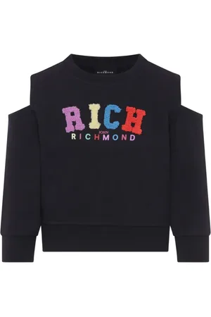 John Richmond Sweatshirt mit Logo-Stickerei