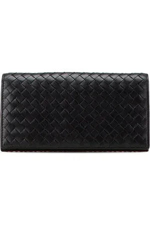 Bottega Veneta 2012-2024 längliches Intrecciato Continental Flap Portemonnaie aus Nappaleder