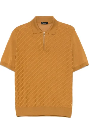 Stefano Ricci Gestreiftes Poloshirt