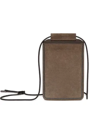 Brunello Cucinelli Handytasche aus Wildleder
