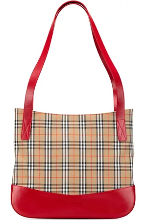 Burberry 2000-2017 Haymarket Check Canvas Tote Bag