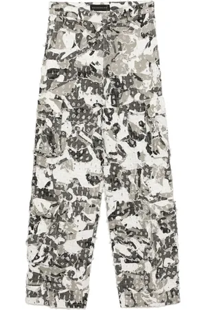 Who Decides War Micro Cargohose im Distressed-Look