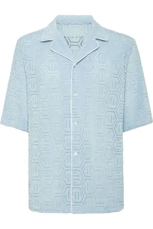 Philipp Plein Bowlinghemd mit Jacquard-Monogramm