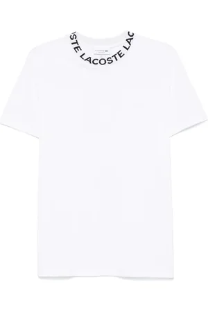 Lacoste Piqué-T-Shirt mit Jacquard-Logo
