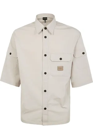 Emporio Armani Hemd mit Logo-Applikation
