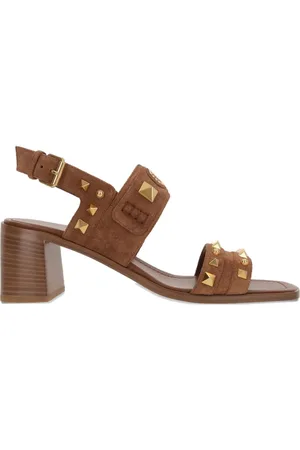 VALENTINO GARAVANI Plaster Caster Wildledersandalen mit Nieten 60mm