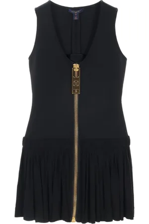 LOUIS VUITTON 2020s Kleid mit Oversized-Reißverschluss