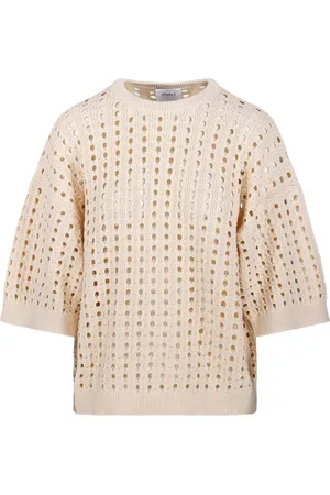 NUDE Oberteil mit Lochstrickmuster