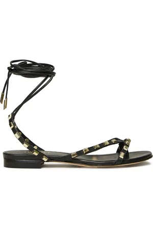 Twin-Set Flache Riemensandalen