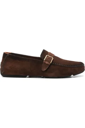santoni Loafer aus Wildleder