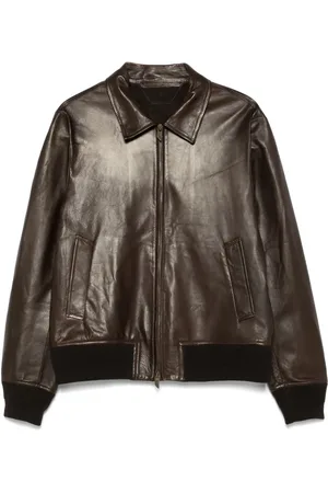 SALVATORE SANTORO Leather bomber jacket