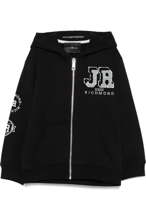 John Richmond Hoodie mit Logo-Stickerei