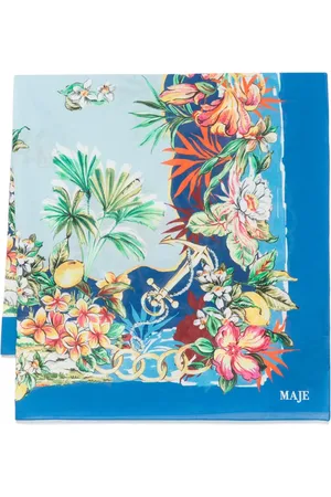 Maje Schal mit Blumen-Print