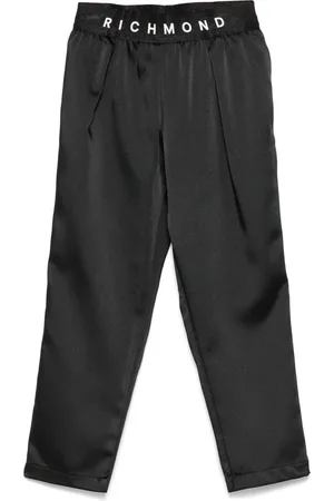 John Richmond Hose mit Logo-Print