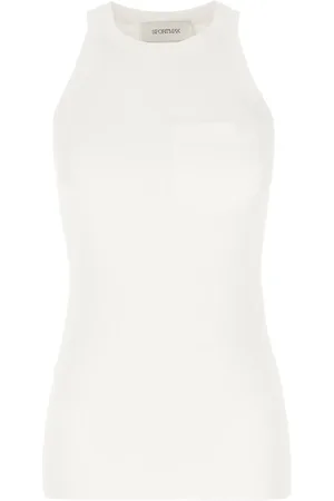 Sportmax Fein geripptes Tanktop