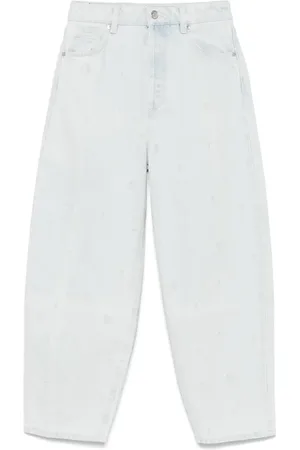 HUGO BOSS Jeans mit Blumenstickerei