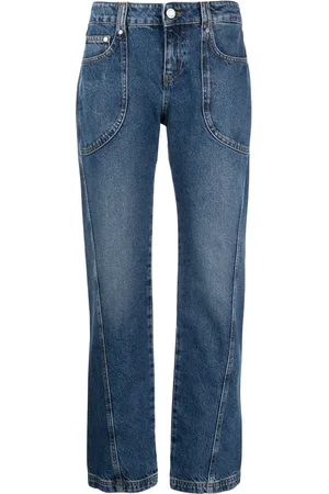 Trussardi Halbhohe Straight-Leg-Jeans