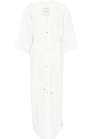 Nanushka Gestreiftes Hemdkleid