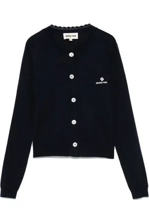 Shushu/Tong Cardigan mit Logo-Stickerei